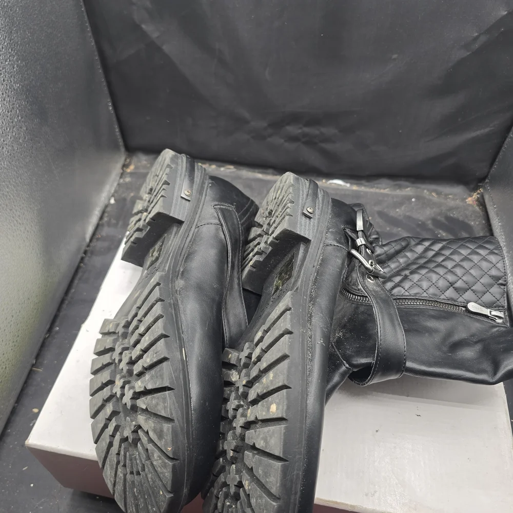 Torrid Black Textured‎ Sole Boots